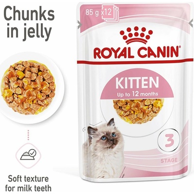 ROYAL CANIN KITTEN v želé pro koťata 48 x 85 g