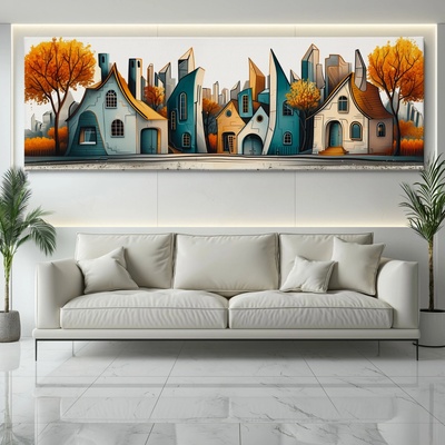 Obraz na plátně - Vítejte v Portu FeelHappy.cz Velikost obrazu (šířka x výška): 120 x 40 cm