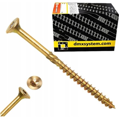 Konštrukčný vrut do dreva 6 × 80 mm, zápustná hlava TX30 – Domax CS