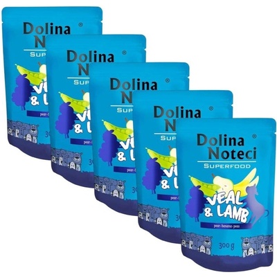 Dolina Noteci Superfood Adult Teľacie & Jahňa 5 x 300 g