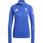 adidas Дамско горнище adidas Womens Team GB Performance Tracksuit Top - Semi Lucid Blue
