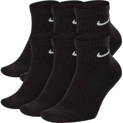 Nike Nike 6pk Quarter Sox Sn00 - Black/White