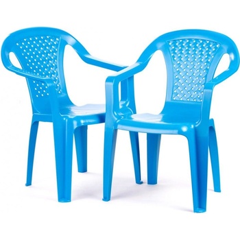 IPAE Dětská židlička plast/modrá