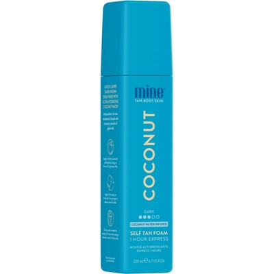 MineTan PĚNA NA OPALOVÁNÍ COCONUT Samoopalovací pěna na tělo Dark 200 ml