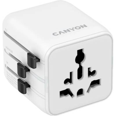 CANYON Travel Adapter OnTour One EU/UK/US/AUS White (CNS-TA1005W)