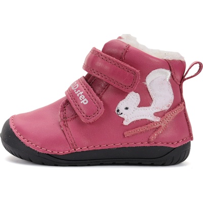D.D.Step Barefoot zimní boty W070-52214B Dark Pink