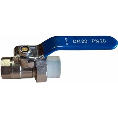 PPR Kulový kohout 20 x 1/2" s vnitřním závitem a varným šroubením