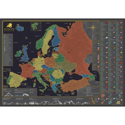 Stieracia mapa Európy