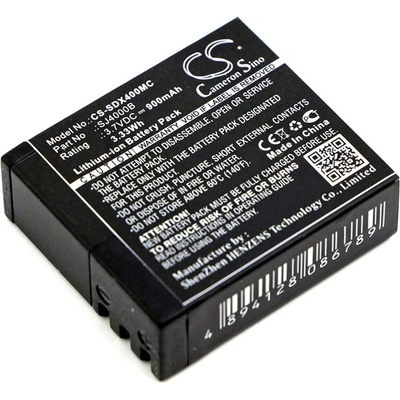 Батерия за SJCAM SJ4000, SJ5000, 900mAh Li-ion (CS-SDX400MC)