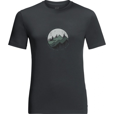 Jack Wolfskin HIKING T 1808762-6350 černá