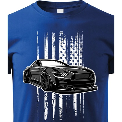 Dětské tričko Ford Mustang ModráCanvas Dětské tričko Bezvatriko.cz 1892