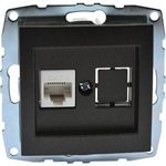 VITO РОЗЕТКА rj45 cat 6 ИНТЕРНЕТ mono despina ГРАФИТ (mn-500-002005-125)