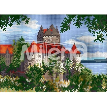 Milena Style Замъкът Мерсбург - гоблен със схема конци dmc