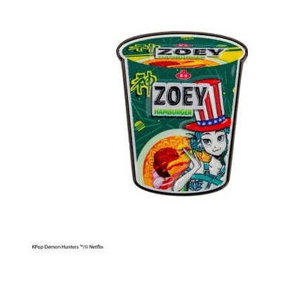 K-Pop Demon Hunters - Zoey Hamburger Noodles Pin, CR3128