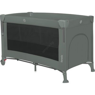 Lionelo - Детска пътна кошара 3 в 1 ELLEN, зелен шалфей (LN0301)