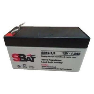 S Bat Акумулатор 1.3Ah - SBat SB 12-1.3 (SB 12-1.3)