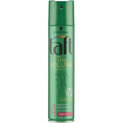 Taft Volume Ultra Strong lak na vlasy dvojí push-up efekt 250 ml