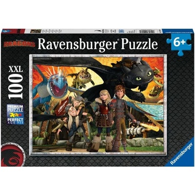 Ravensburger Jak vycvičit draka 3: Přátelé XXL 100 dílků