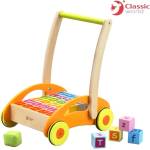 Classic World Дървена проходилка Уолкър с кубчета - Classic World Проходилка