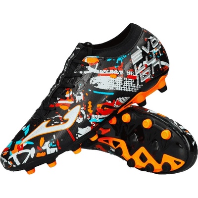 Joma Evolution 2331 Black White Red Firm Ground EVOS2331FG