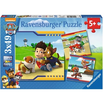 Ravensburger - Puzzle Paw Patrol: Heroes with Coat - 40 - 99 piese