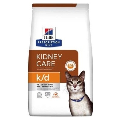 Hill's Prescription Diet K/D Dry Kuře 1,5 kg