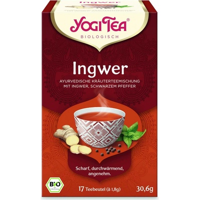 Yogi Tea Zázvor 17 x 1,8 g