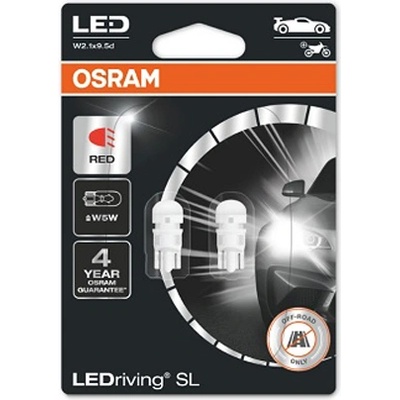 OSRAM Крушка OSRAM LED W5W, 12V, 0.6W, 15lm, 2 броя