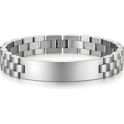 HARAHU Мъжки гривна ax-38438 - Сребърна / 21см / 12мм kp38438 (ax-38438)