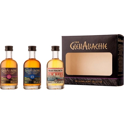 The GlenAllachie Mini set 46% 3 x 0,05 l (set)