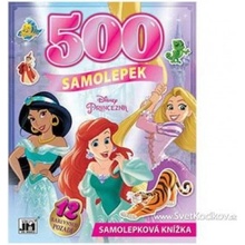 500 samolepiek Princezné