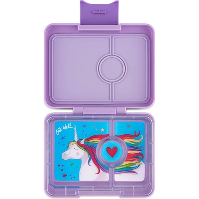 Yumbox Krabička na desiatu desiatový box Snack Lavande Purple Unicorn