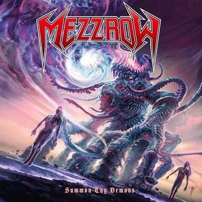 MEZZROW - SUMMON THY DEMONS - RED TRANSPARENT/BLUE MARBLED LP