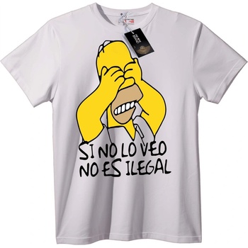 NOONEBRAND Тениска Simpsons Смях - 4XL, Black