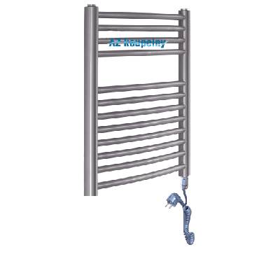 Elektrický topný žebřík do koupelny Neriet Lyra s termostatem GTX, 600 x 780 mm, nerez