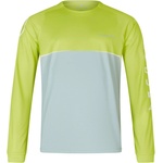 Endura Мъжка фланелка с дълъг ръкав за колоездене Endura Core Printed L/S Tee Cycling jersey - Lime Green (056-3531-0312)
