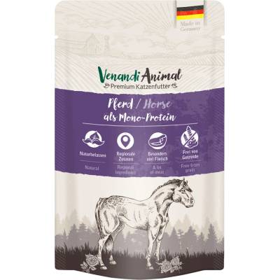 Venandi Animal koňské maso jako jediný zdroj bílkovin 12 x 125 g