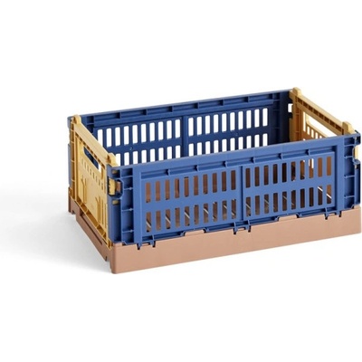 HAY Úložný box Colour Crate Mix S Dark Blue