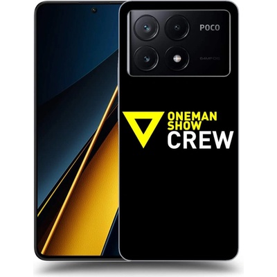 Picasee silikonové Xiaomi Poco X6 Pro - ONEMANSHOW CREW černé