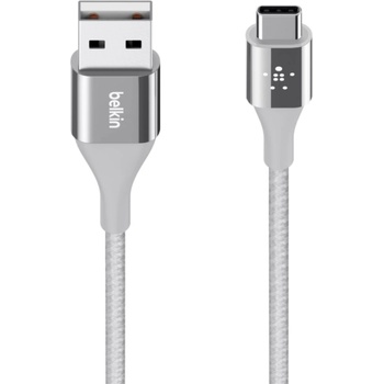 Belkin F2CU059bt04-SLV USB-C to USB-A,1,2m, stříbrný