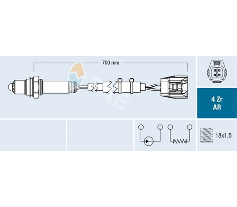 Lambda sonda FAE 75652