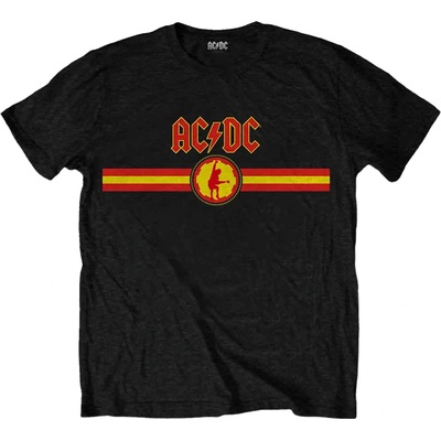 AC/DC Logo & Stripe Black M Риза (ACDCTS79MB02)