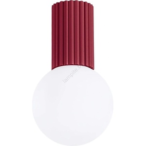 Sollux SL. 1748 - Плафон за баня HALO 1xG9/8W/230V IP44 червен (SLX1461)
