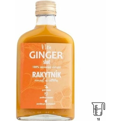 Vlčie Ginger shot Rakytník & Med 1 l