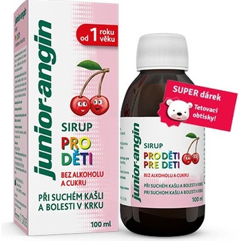 Junior angin sirup pro děti 100 ml
