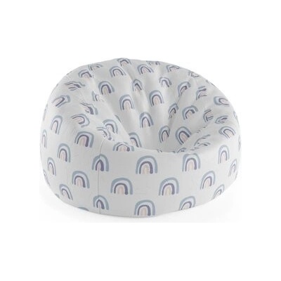Sablio Sedací vak Cocoon Duha 75 x 45 x 35 cm