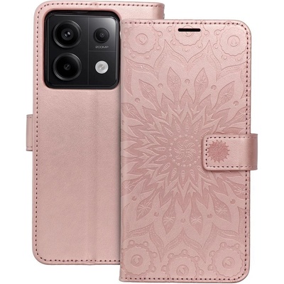 Mezzo Book Case Xiaomi Redmi Note 13 Pro 5G Mandala Rose Gold