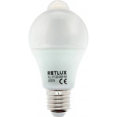 Retlux RLL 317 LED žárovka Classic PIR A60 teplá bílá