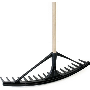 Longbow Hrable 18 zubé, plast, s násadou