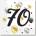 Procos Салфетки с число 70 (20 бр)
